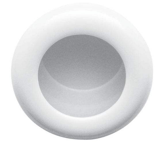 Verzonken handgreep HEWI 538.60 ML diameter 60 mm, inlaat diameter 55 mm, zuiver wit polyamide