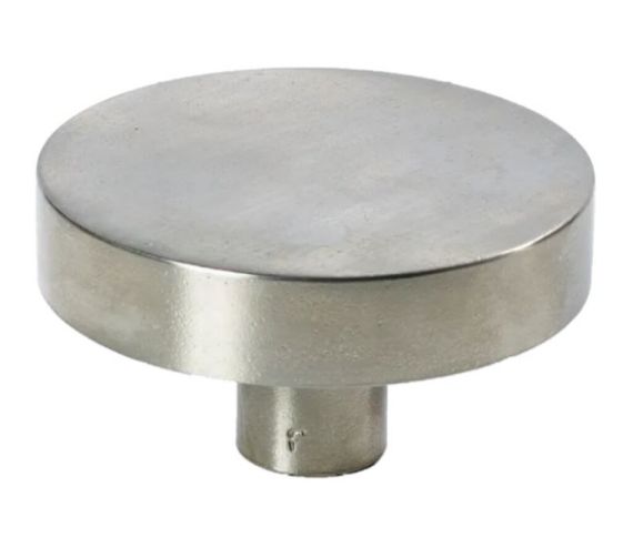 JOLIE KNOP LUNE MESSING OUD ZILVER DIA 120MM X H 63MM