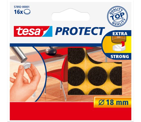 BESCHERMVILT 18MM BRUIN - TESA 57892