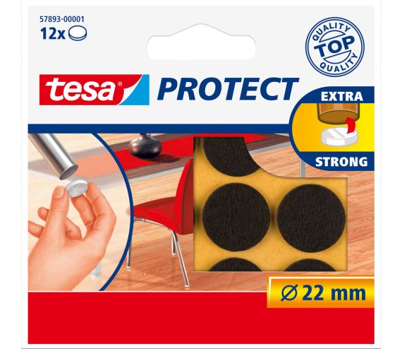 BESCHERMVILT 22MM BRUIN - TESA 57893